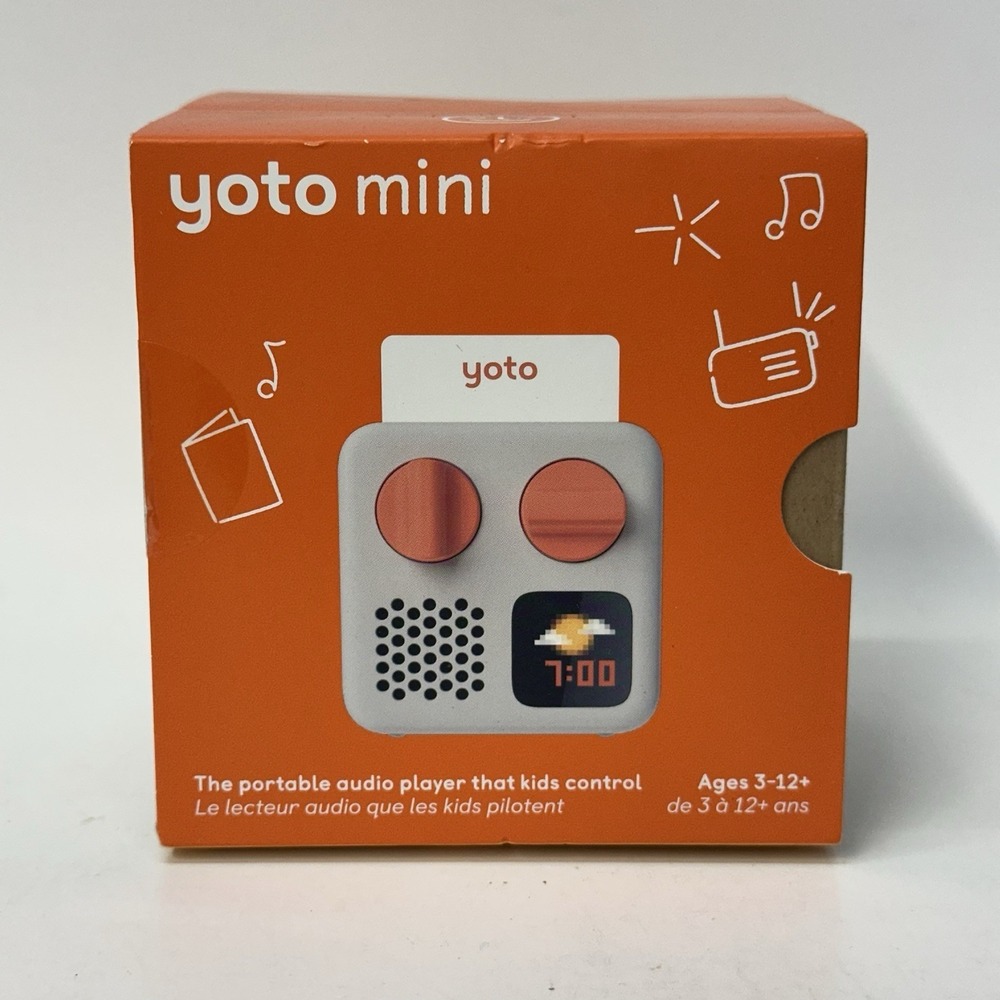 Yoto Mini Portable Audio Player for Kids Ages 3+ NEW
